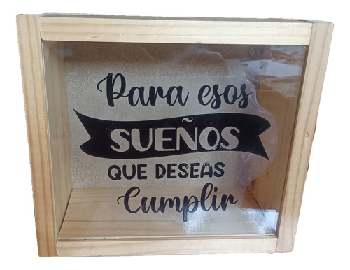 Alcancía De Madera Personalizadas 