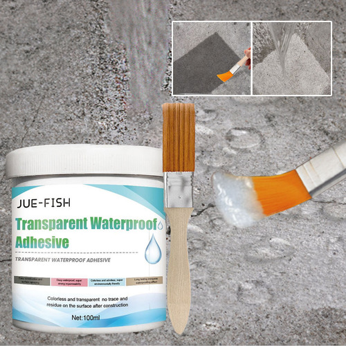 Agente De Fugas De Baño Adhesivo Transparente Invisible Migh