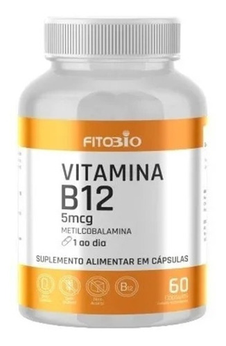 Suplemento Fitobio Vitamina B12 5mg 60 Caps