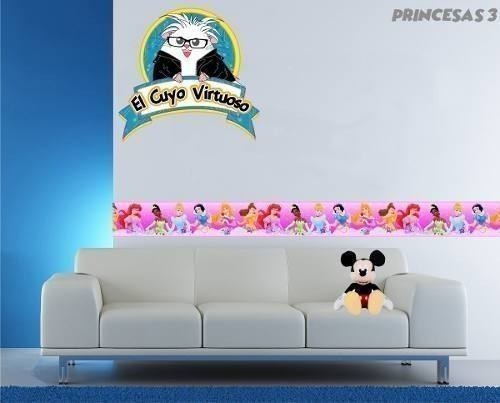 Cenefa Disney Princesas Modelo3 15cm Alto X 6metros, Vinil