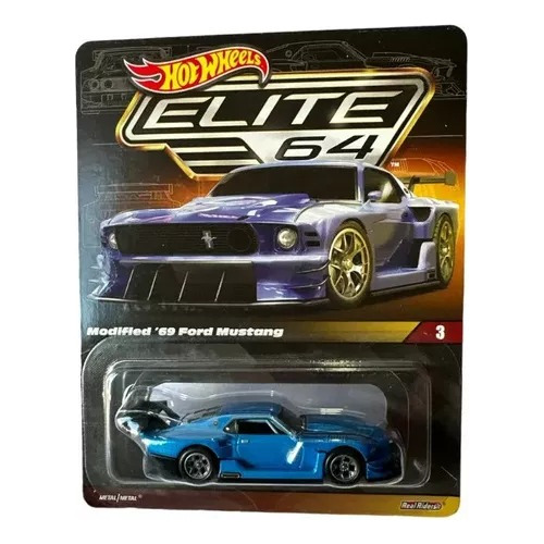 Hotwheels Elite 64 Mustang 69 Metal/metal