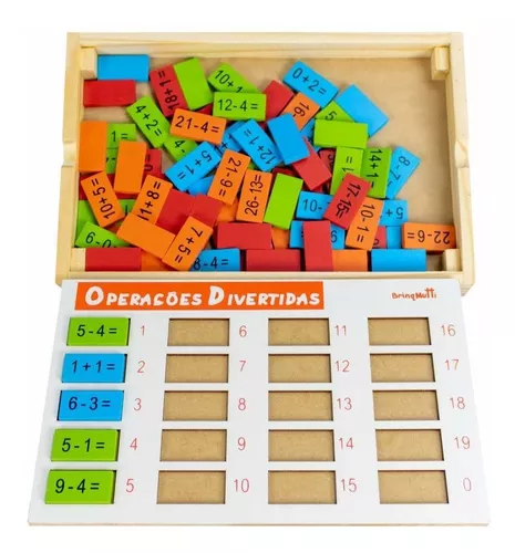 Jogo Educativo Aprender Matemática Infantil com 4 Operações