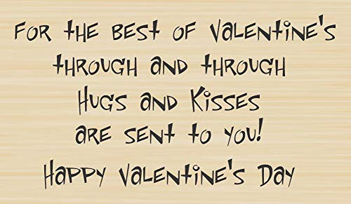 Sello Goma Felicitacion San Valentin Texto Ingl  Hugs And