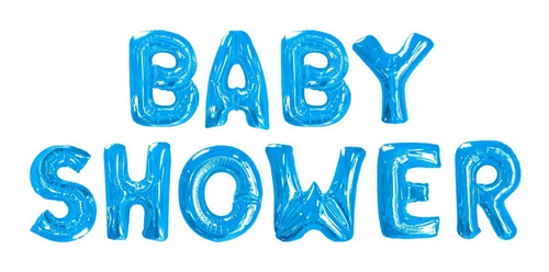 Set Globos Frase Baby Shower Celeste O Rosa 40cm 16 Pulgadas