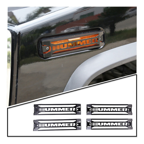 Cubiertas Intermitentes Con Letras Para Hummer H2 2003-2009