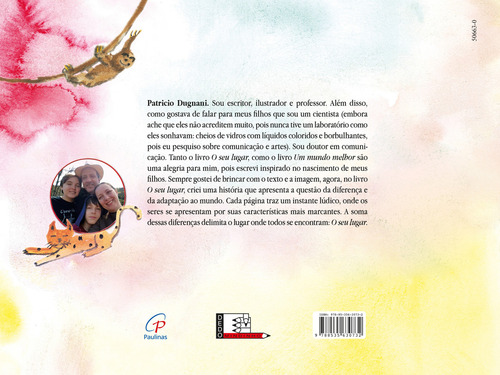 O seu lugar - com braile, de Dugnani, Patrício. Editorial Editora Paulinas em português, 2005