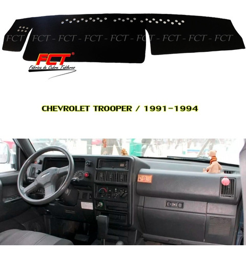Cubre Tablero Chevrolet Trooper 1991 1992 1993 1994 Fct