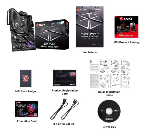 Placa Base Msi Mpg Gaming Edge Intel Z490 Lga 1200 Atx