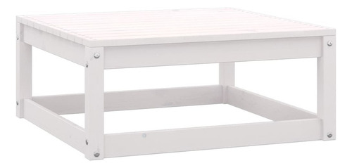 Sala Lounge De Jardín De 12 Pzas De Madera De Pino Blanca M3 Color Blanco