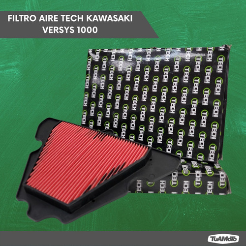 Filtro De Aire Tech P/ Kawasaki Versys 1000 Tuamoto Full