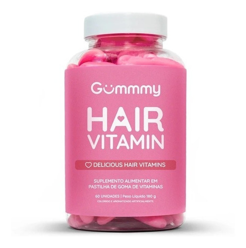 Imagem 1 de 1 de Gummmy Hair Vitamin Original - 1 Pote C/ 60 Gomas - Promoção