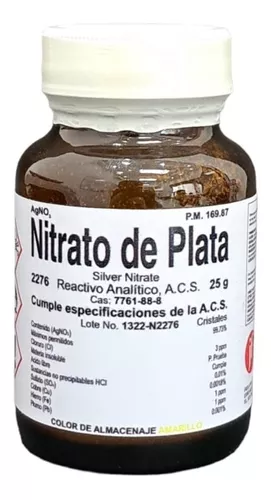 NITRATO DE PLATA 25 GR, comprar online