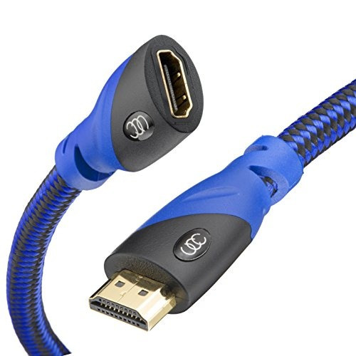 Cable De Extensión Hdmi De Alta Velocidad 6 Pies Macho A