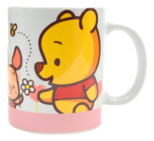 Taza De Ceramica, Winnie Pooh, Para Pareja, Tierno, 11oz