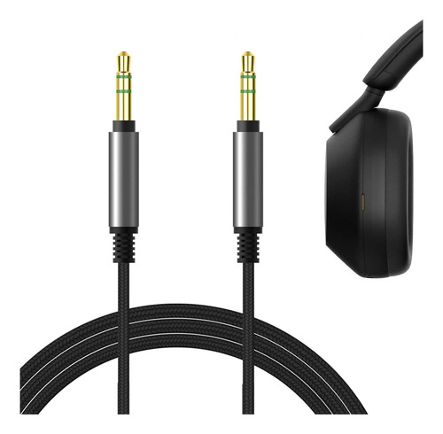 Cable Audio Trenzado Nailon Para Sony Estereo Repuesto In Ft