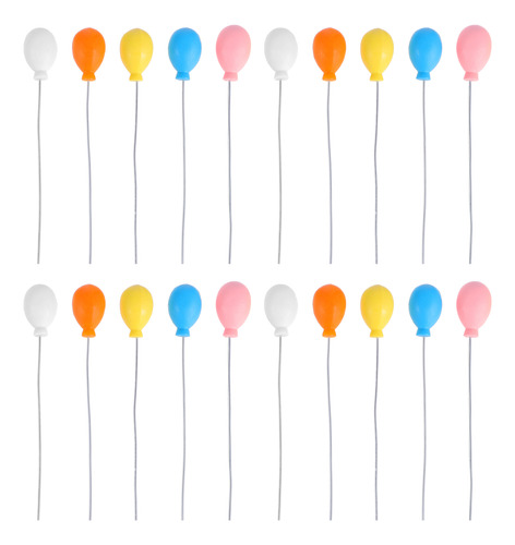 Palillos Para Tartas En 3d, Casa De Muñecas, Globos, Habitac