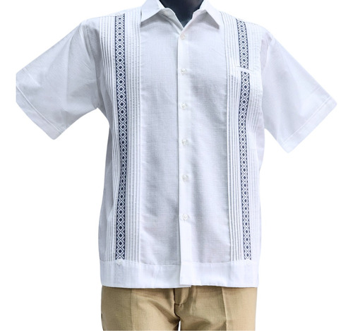 Guayabera Dubai Azul/mc/ch/m/linofino/productos Regionalesyr