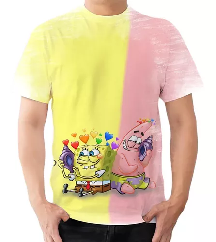 Camiseta Blusa feminina breaking bad bob esponja Baby look Preta de algodao