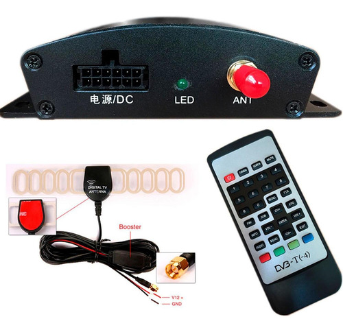 Imagen 1 de 4 de Sintonizador Tv Digital Vak Hd-tv Para Pantallas Y Auto Este