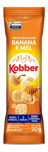 Kobber Classic Barra De Cereal Banana E Mel Kit C/36