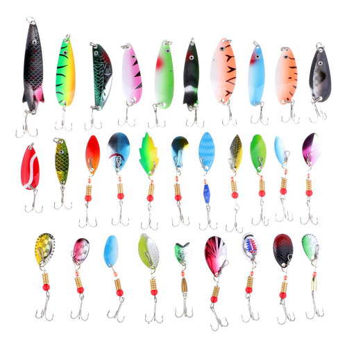 30pcs Cebos De Minnow Para Carpas Pesca Aliciente Suave