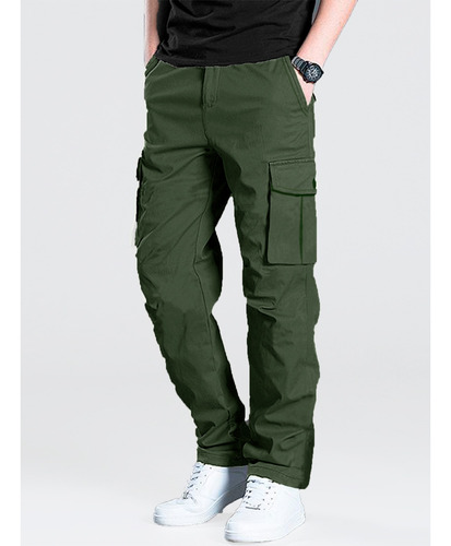 Pantalon Semi Fit Cargo Moda