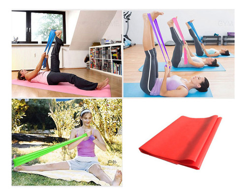 Bandas De Resistencia Para Yoga, Elásticas Y Antideslizantes