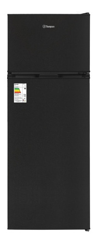 Heladera Thompson RTH-210 black silver con freezer 204L 220V