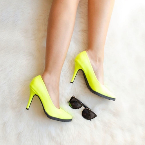 Imagen 2 de 5 de Zapatos Stilletos De Mujer De Cuero Noche Yuba - Ferraro