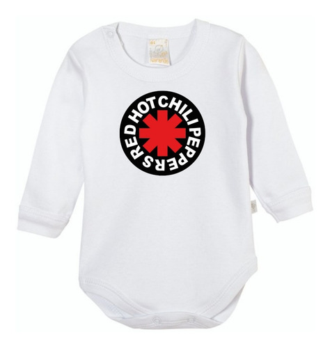 Body Bebé Estampado Personalizado Rock Red Hot Chili Peppers