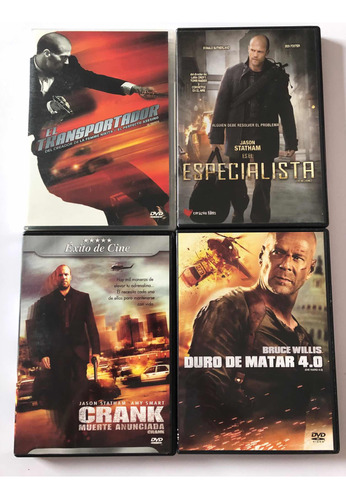 Dvd Jason Statham El Transportador El Especialista Crank