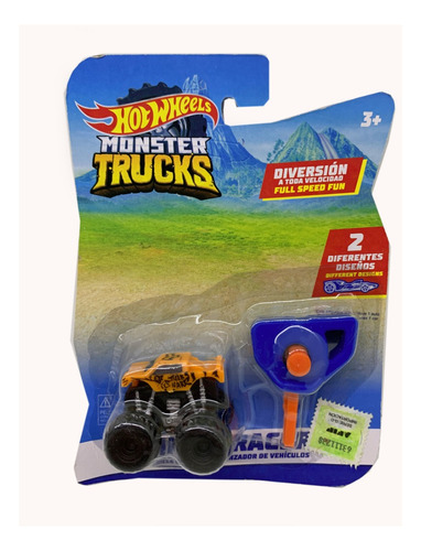 Hot Wheels Auto Mini Camion Monstruo Con Llave Lanzador