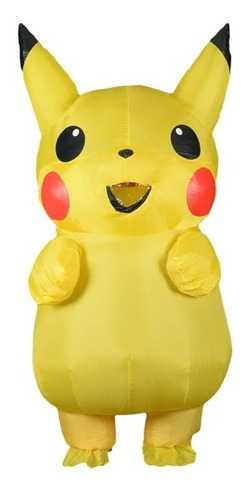 Imagen 1 de 3 de Disfraz Halloween Pikachu Inflable Pokemon