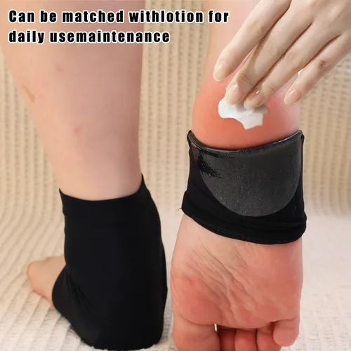 Calcetines De Tacón Gel Spa Para El Cuidado De Los Pies, Par