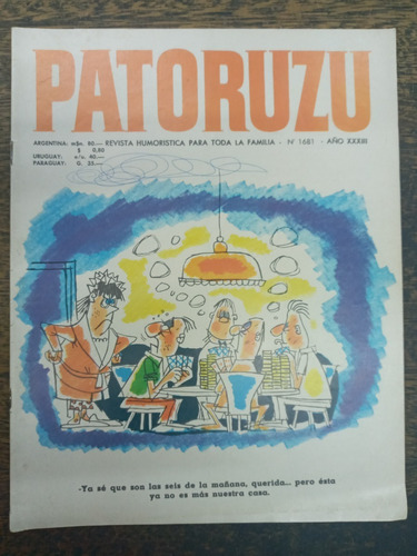 Patoruzu Nº 1681 * 1970 * Dante Quinterno *