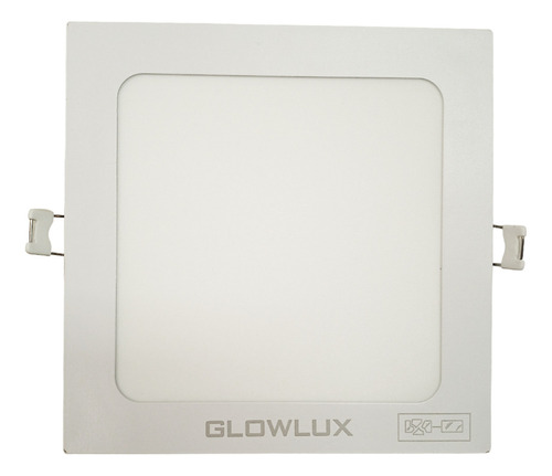 Panel Led Embutir Empotrar 12w Cuadrado Luz Calida 3100k - Glowlux