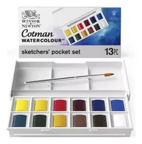 Comprar Acuarelas Set Winsor & Newton C\u002F Pincel X13 Premium