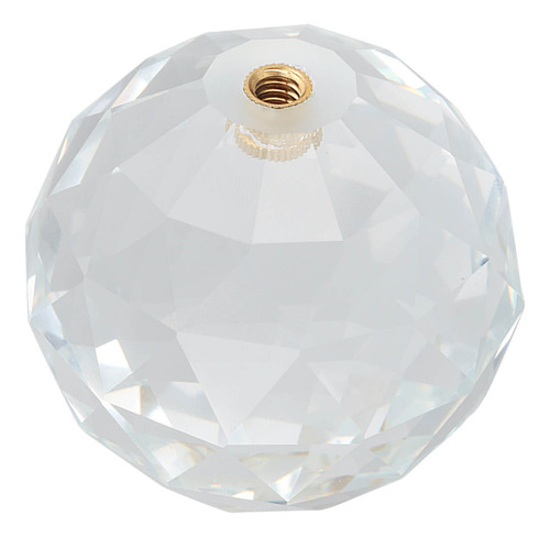 Clear Crystal Ball Prism 60mm Precise Glass Cutting Colorful