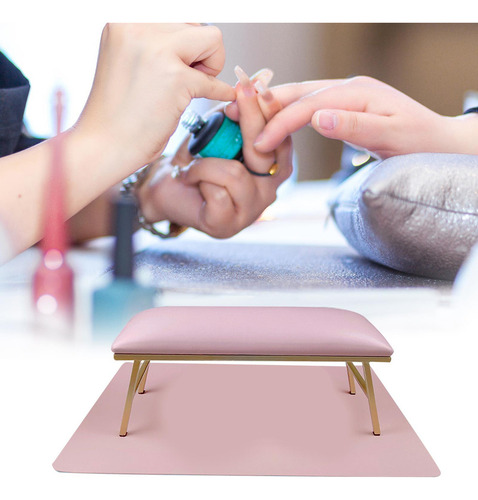 Juego De Almohadillas Para Manos Y Manteles Para Uñas,