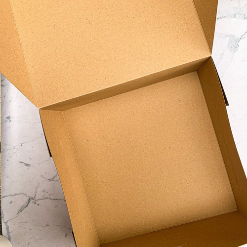 Caja Multiuso Negra Feliz Día-25*25*10-desayuno-gift X 5 U. Kraft