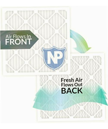 Nordic Pure 10x24x1m8 6 Merv 8 Pleated Ac Furnace Air