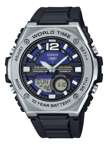 Reloj Casio Modelo: Mwq-100-2avcf Correa Negro