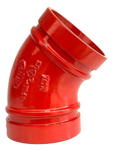 Cotovelo 45° Grooved 2 1/2' Polegadas (76mm)