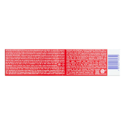 Imagem 4 de 4 de Creme Dental Colgate Máxima Proteção Anticáries 180g Pasta