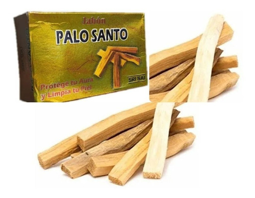 Madera Palo Santo 100 Gramos + Jabon Palo Santo