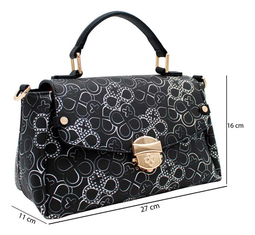 Bolsa Jaime Ibiza Ji 2291 Funny Stitch Negro