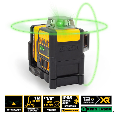 Láser Línea Verde 360° 12v Max Dewalt Dw0811LG