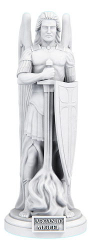 Estátua Arcanjo Miguel - Versão 4 Cor Cor Mármore