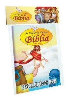 Livro Infantil Ilust As Mais Belas Historias Biblia Pct.c/08