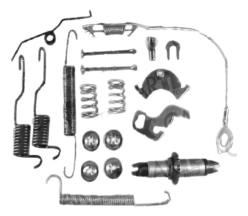 Kit Freno De Tambor Jeep Wagoneer 1990 4x2 Tras Ctk